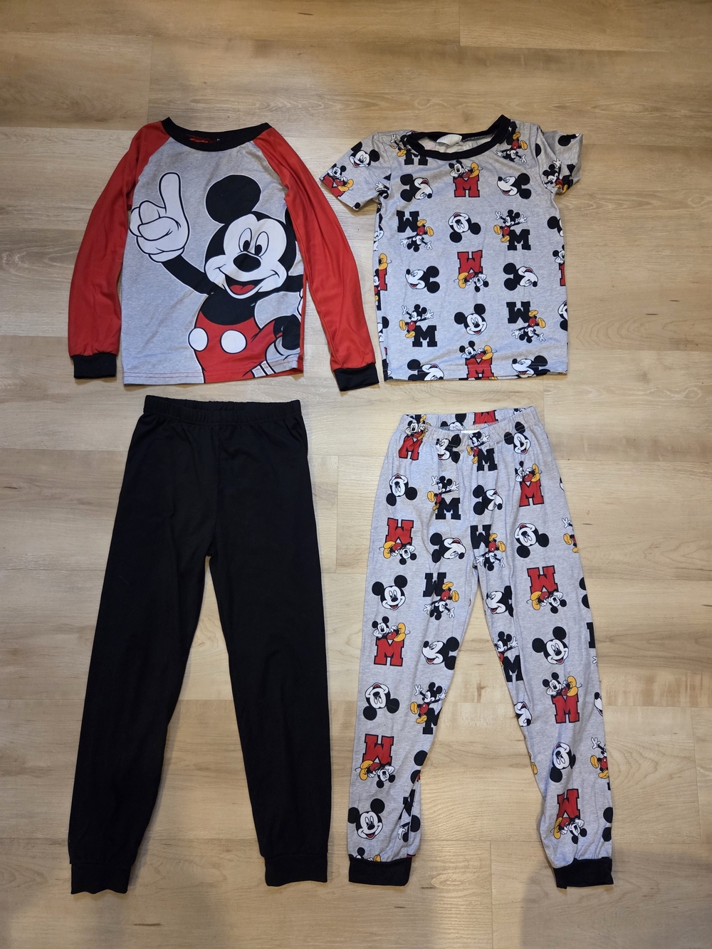 Disney Boys Mickey Mouse Cotton 2-Pack Pajamas 6X ❤️💙